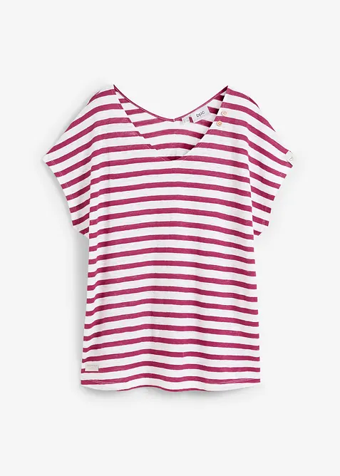 Shirt aus reinem Leinen mit Fledermausärmeln, bonprix