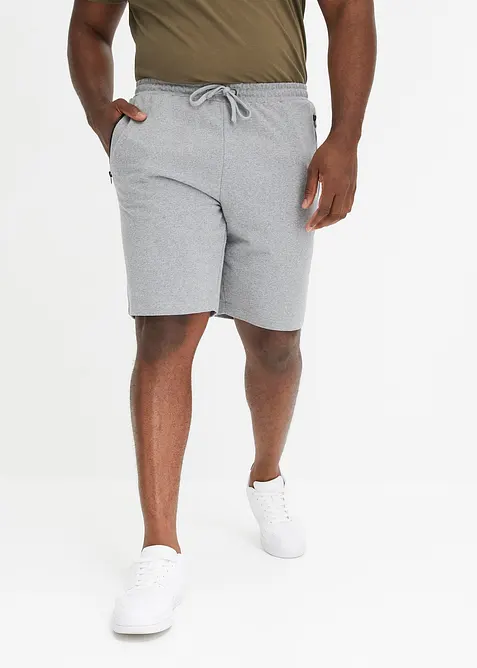 Bermuda sweat avec poches lat&eacute;rales zipp&eacute;es, bonprix