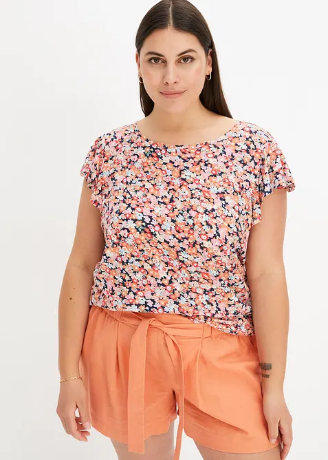 T-shirt &agrave; manches volant&eacute;es, bonprix