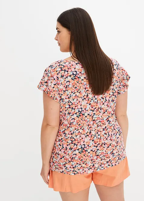 T-shirt &agrave; manches volant&eacute;es, bonprix