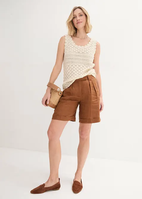 Stricktop aus Baumwolle, bonprix