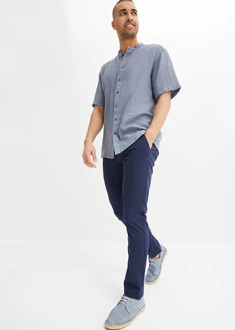 Pantalon chino l&eacute;ger et extensible, regular, bonprix