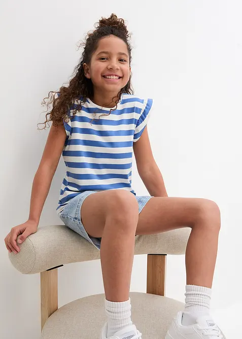 Lot de 2 T-shirts en jersey coton, bonprix