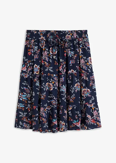 Minirock aus fließender Viskose, bonprix