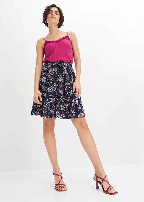 Minirock aus fließender Viskose, bonprix