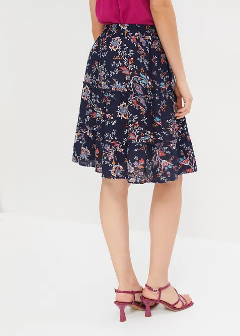 Minirock aus fließender Viskose, bonprix