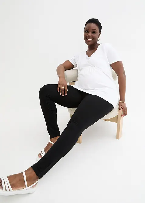 2-in-1 Umstands- und Stillshirts (2er Pack​), bonprix