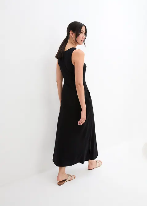 Robe longue en coton et viscose, bonprix