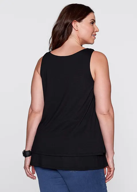 Top double &eacute;paisseur en viscose, bonprix