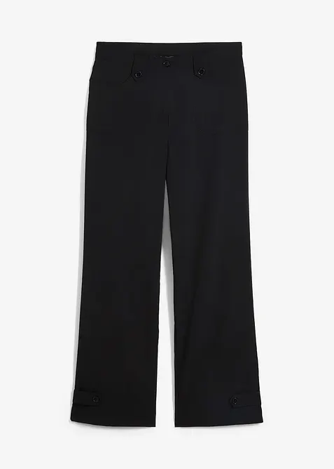 Pantalon en bengaline extensible à taille élastiquée, bonprix