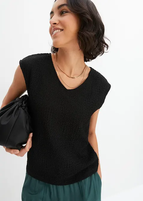 Top en cr&ecirc;pe l&eacute;ger, bonprix