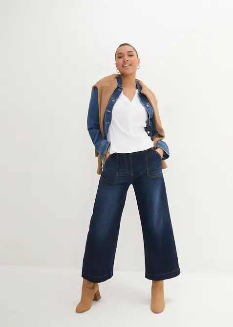 Tunikabluse aus softer Viskose, bonprix