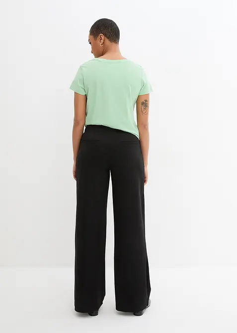 Pantalon en jersey milano à taille élastiquée, bonprix