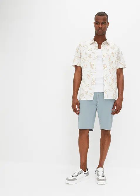 Lot de 2 bermudas en jersey l&eacute;ger, bonprix