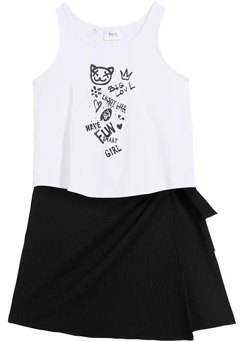 Top et jupe fille (ens. 2 pces), bonprix