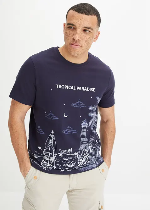 T-Shirt aus reiner Baumwolle, bonprix