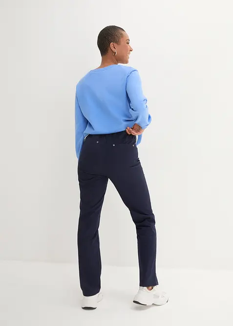 Pantalon &agrave; enfiler avec taille confortable, Straight, bonprix