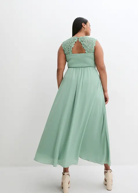 Maxikleid mit Spitze, bonprix