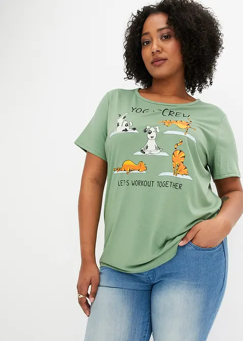 T-Shirt mit Druck, bonprix