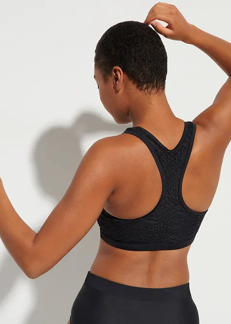 Bustier-Bikinioberteil mit Spitze, bonprix