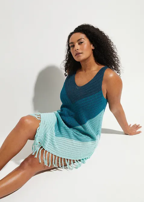 Robe de plage en maille légère, bonprix