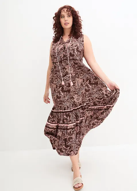 Maxikleid aus fließender Viskose, bonprix