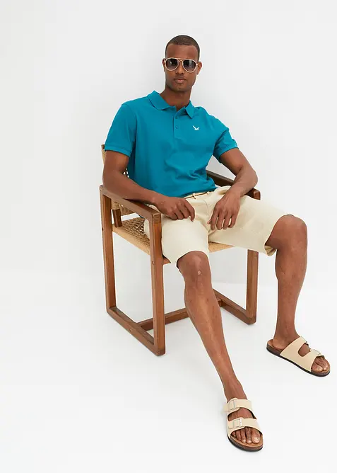 Poloshirt aus reiner Bio-Baumwolle (2er Pack), bonprix