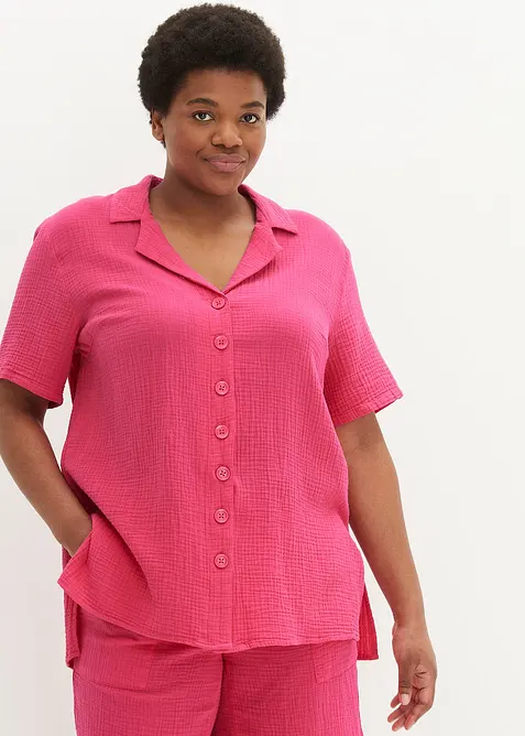 Chemisier en gaze de coton, bonprix