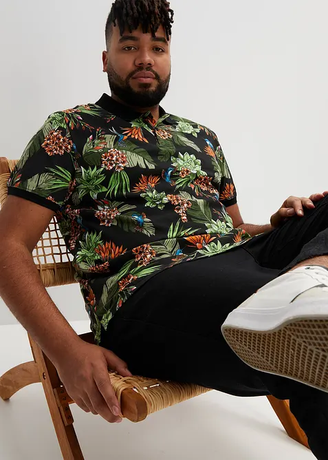 Polo en maille piquée, 100% coton, bonprix