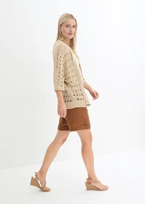 Bermuda 100&nbsp;% lin, bonprix