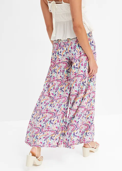 Palazzo-Hose aus fließender Viskose, bonprix