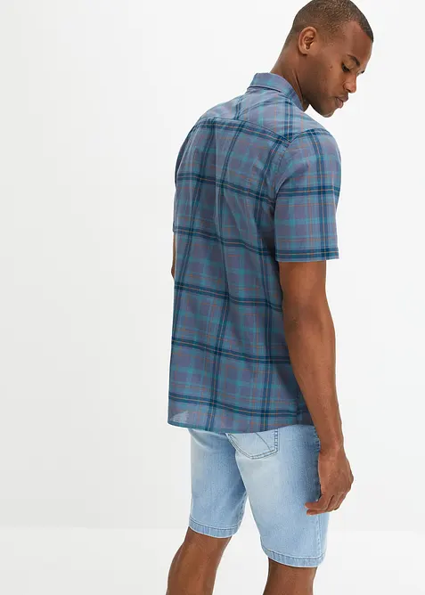 Kurzarmhemd aus reiner Baumwolle, bonprix