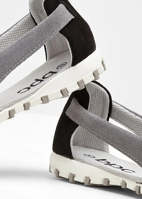 Ballerinas aus Veloursleder, bonprix