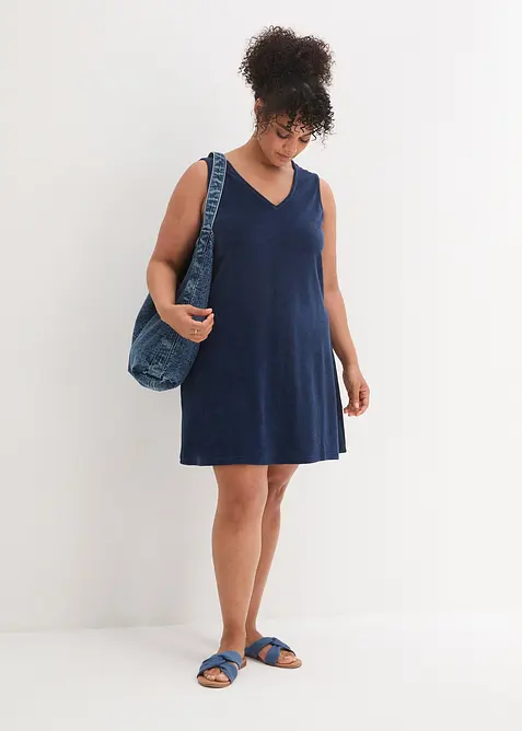 Frottee-Kleid aus Baumwoll-Mix, bonprix