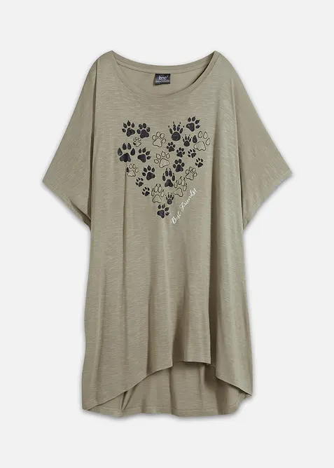 T-Shirt aus fließender Viskose, bonprix