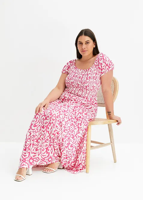 Robe longue en viscose extensible, bonprix