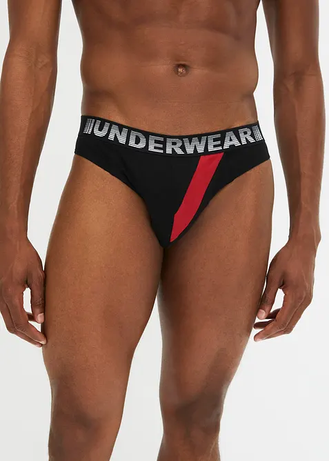 Slip mit Baumwolle (5er Pack), bonprix