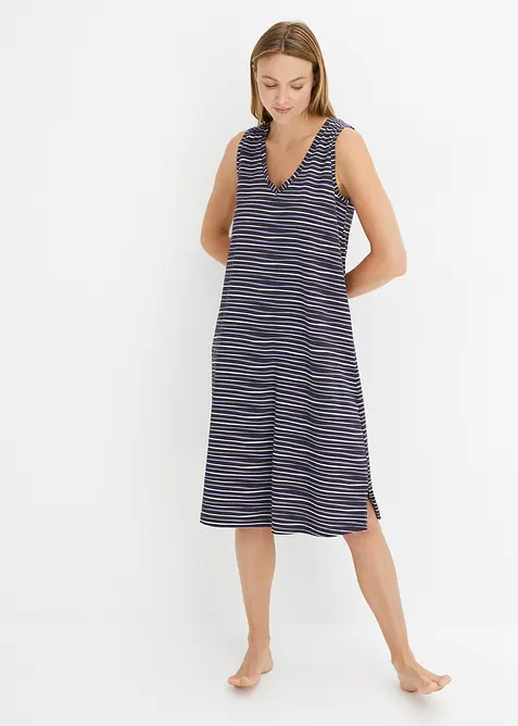 Kurzes Nachthemd aus reiner Baumwolle (2er Pack), bonprix