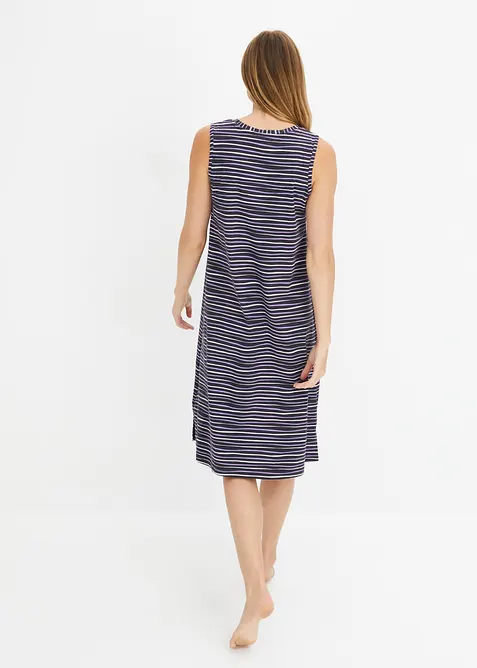 Kurzes Nachthemd aus reiner Baumwolle (2er Pack), bonprix