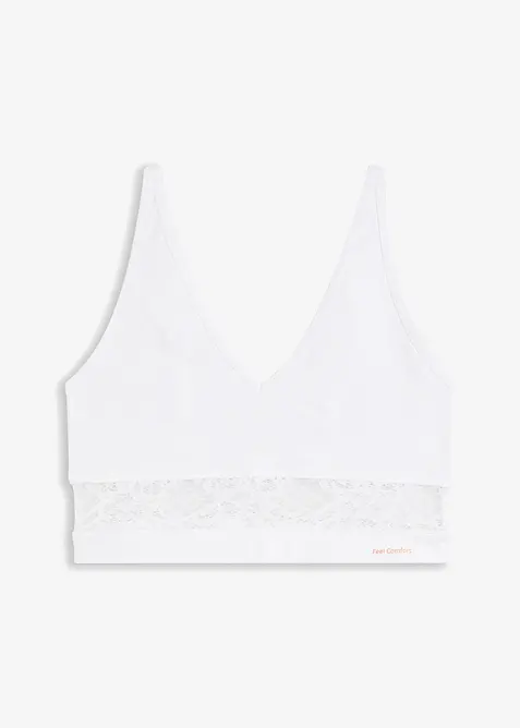 Brassière sans coutures Feel Comfort avec une dentelle délicate, bonprix