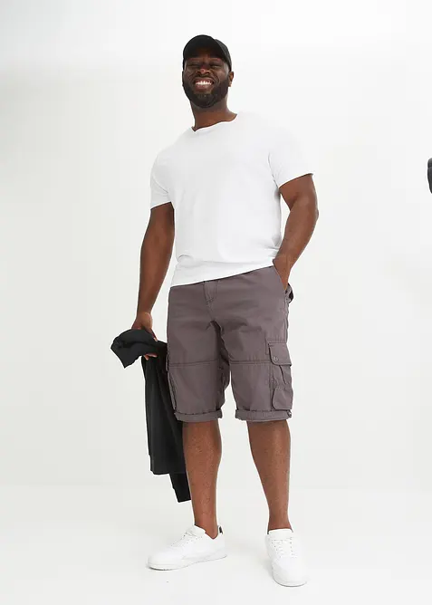 Cargo-Bermuda aus reiner Baumwolle in Regular Fit, bonprix