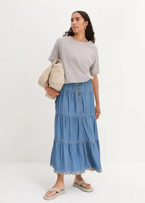 Oversize T-Shirt aus reiner Baumwolle, bonprix