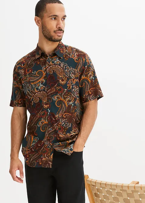 Chemise manches courtes en viscose, bonprix