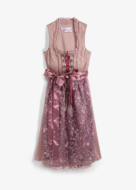 Dirndl avec tablier à sequins, bonprix