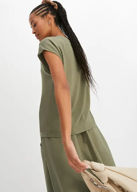 T-Shirt aus softer Viskose, bonprix