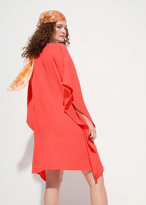 Strandtunika aus luftigem Musselin, bonprix