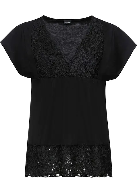 Shirt in Viskose-Baumwoll-Mix, bonprix