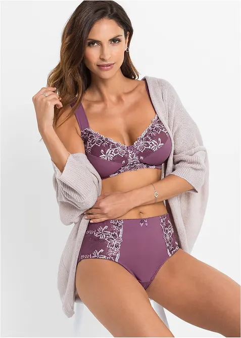 Lot de 2 soutiens-gorge sans armatures &agrave; bretelles rembourr&eacute;es, bonprix