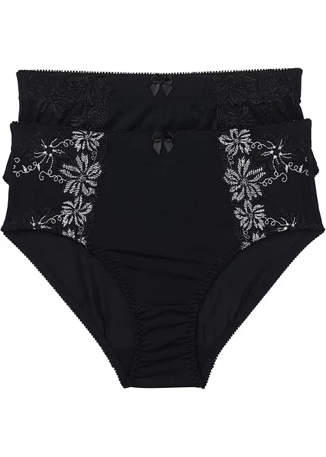 Formslip mit Stickerei (2er Pack), bonprix