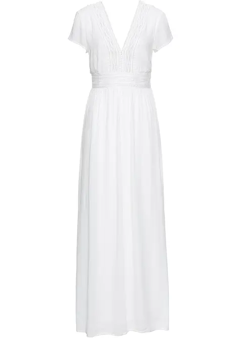 Maxikleid aus flie&szlig;ender Viskose, bonprix